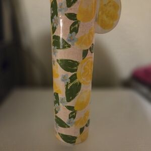 Mud Pie Yellow and Green Floral Vase